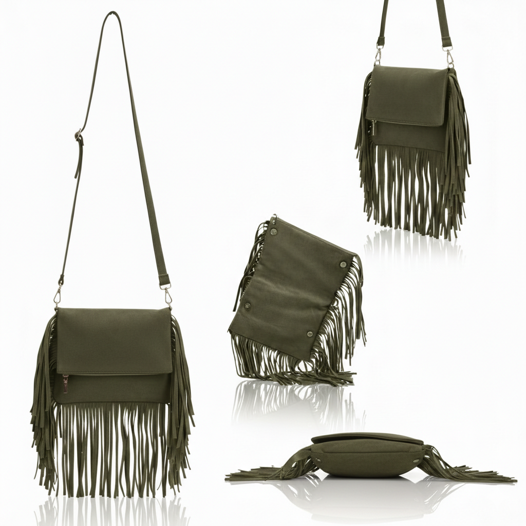 Juno – Suede Fringe Crossbody
