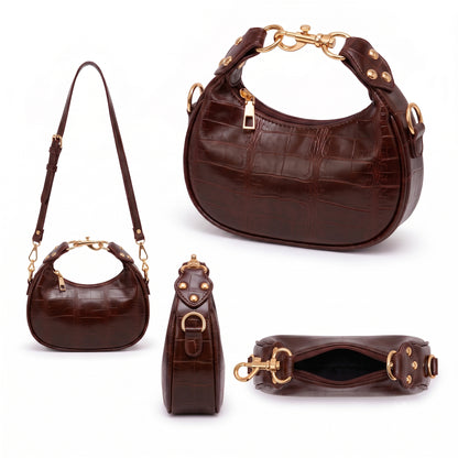 Savannah – Croc Shoulder Bag