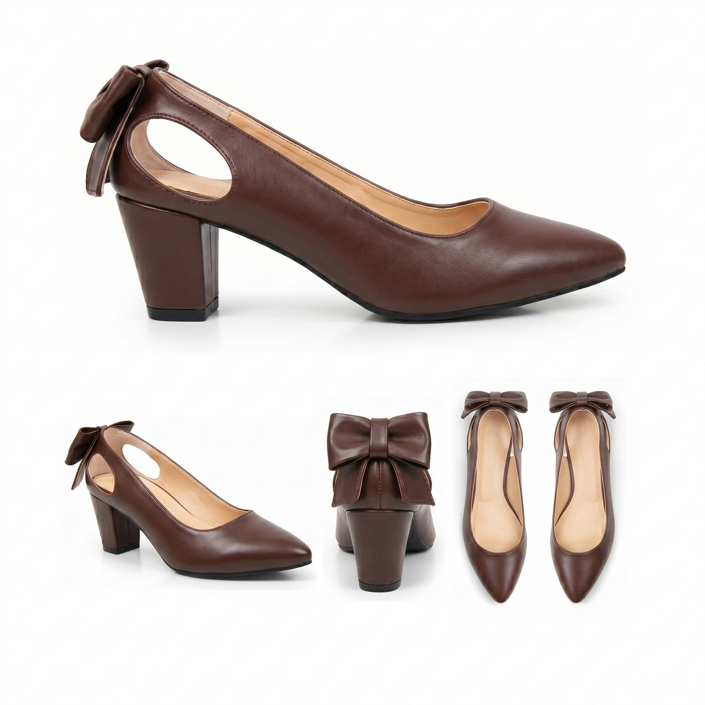 Anaya – Bow Mid Heel
