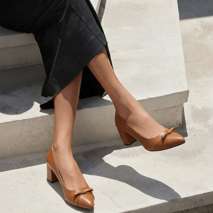 Veya – Bow Block Heel